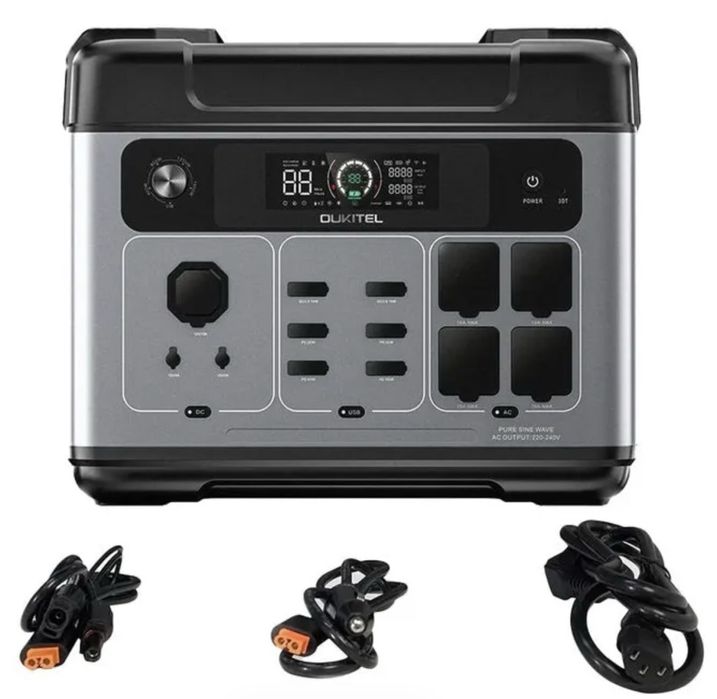 Зарядна станція Oukitel P2001E Plus 2400W, 2048Wh.