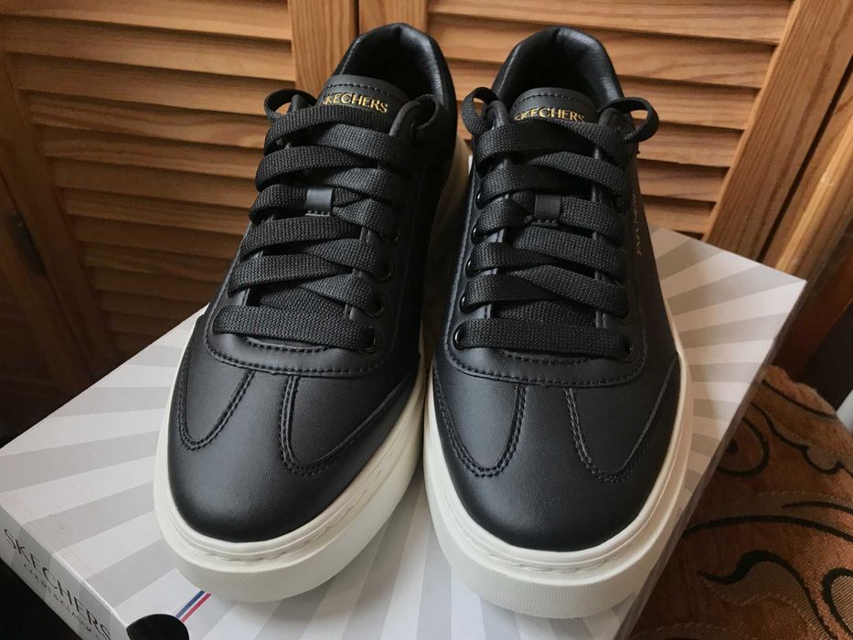 Жіночі кеди Skechers 185060 BLK 26 см 39 (9US) Чорні