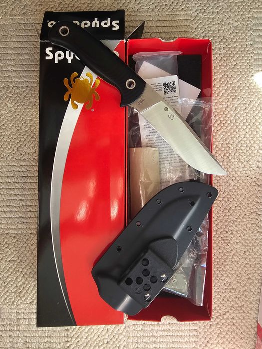 Nóż Spyderco Bradley Bowie G-10 Black Plain (FB33GP)