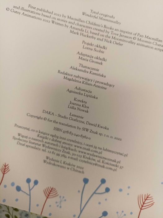 Cudowna dolina muminkow