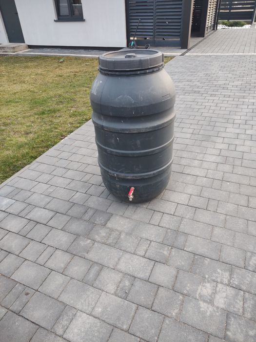 Beczka plastikowa po artykulach spożywczych