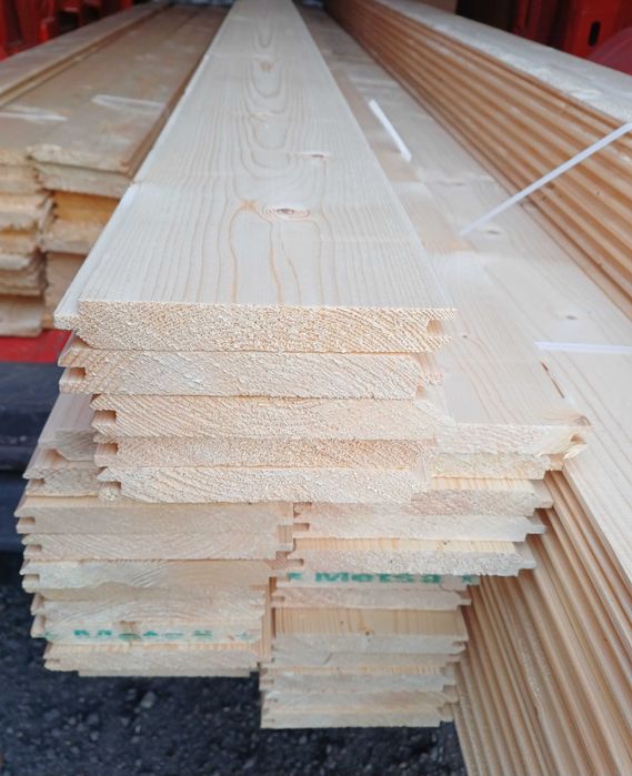 Deska tarasowa elewacyjna podłogowa heblowana szalówka półbal podbitka