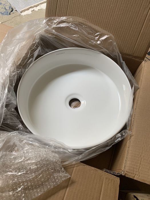 Nowa umywalka Omnires Tulsa 35,5 cm + korek klik-klak
