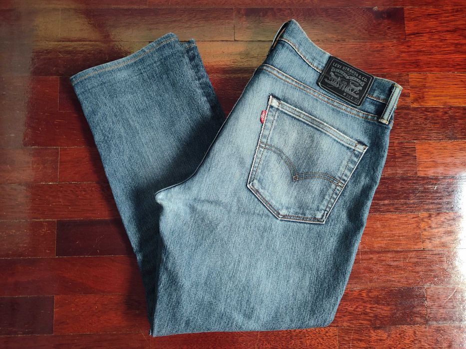 Calças Levis x Nike 36 x 32 Denim Jeans Stretch Skate