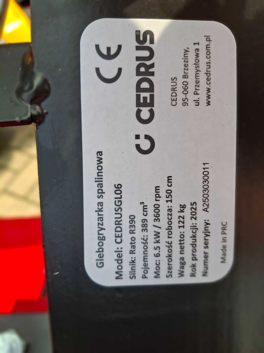 Glebogryzarka CEDRUS GL06