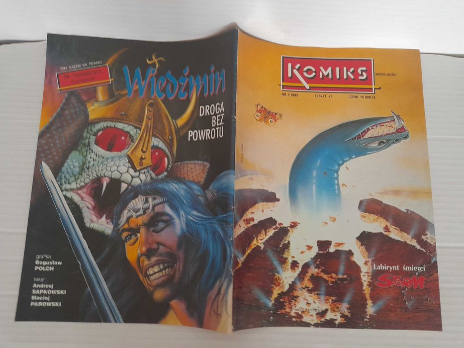 Komiks STORM Labirynt Śmierci Nr 7/1993 Zeszyt 25 wydanie 1 BDB !!!