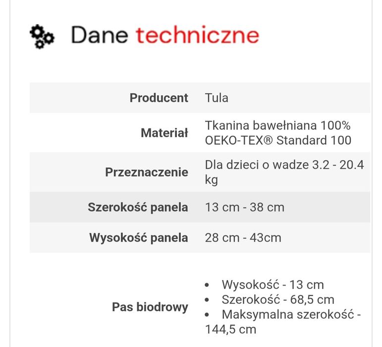 Nosidło Tula free to grow blossom