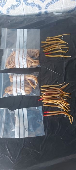 Borrachinha para a pesca