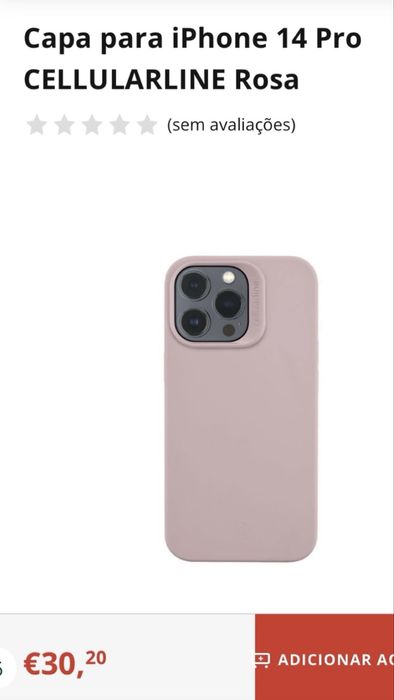 Capa Iphone 14 Cellularline modelo Sensation