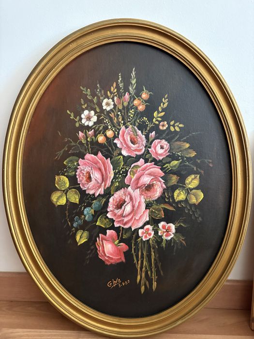 Quadro pintado a mão