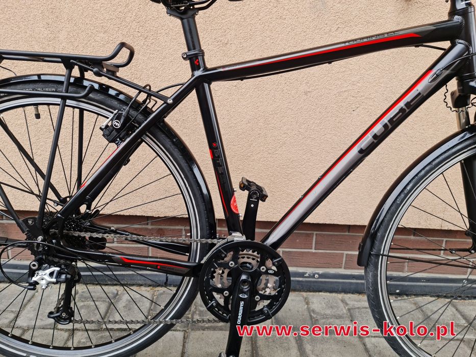 Rower męski trekkingowy CUBE koła 28 SHIMANO DEORE XT aluminium rabat polecam WYSYŁKA