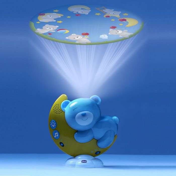 Chicco Next2Moon музичний мобіль-проектор 3в1 з підвісками
