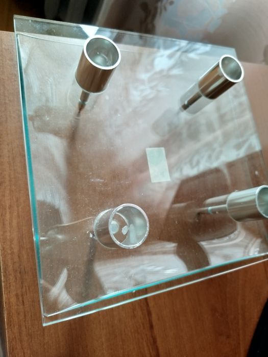 Підсвічник скляний на 4 свічки