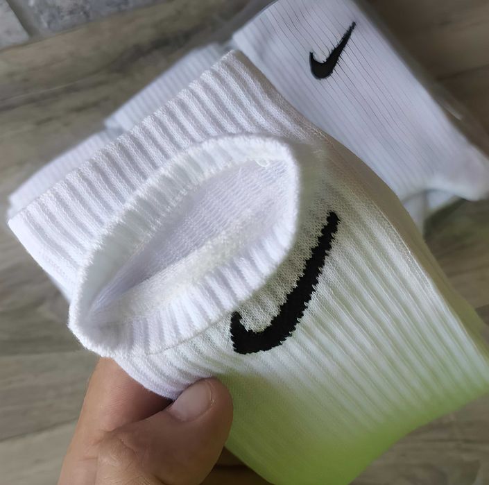 12 пар 250грн / Носки NIKE ADIDAS / Шкарпетки Найк ОПТ / Високі білі