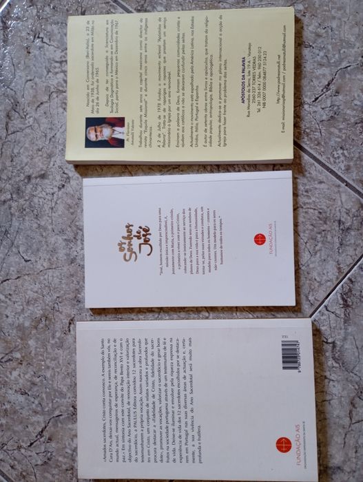 Livros de teor religioso - 3 temas