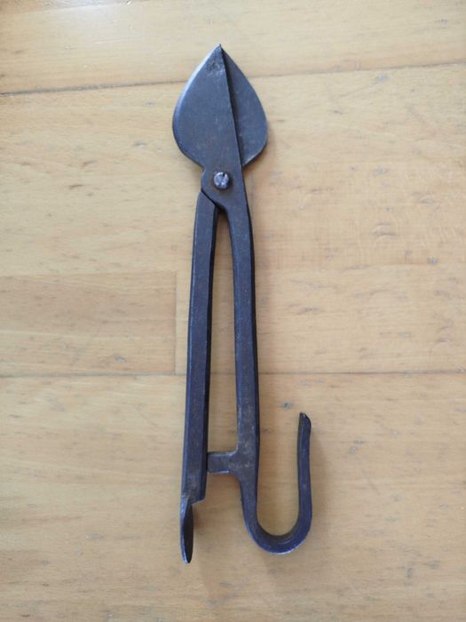 Ferramenta Antiga - Tesoura de Corte de Chapa, grandes dimensões