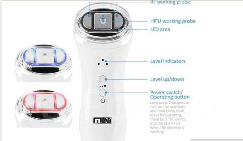 аппарат MINI HIFU Ultrasonic RF Beauty Machine для SMAS лифтинга