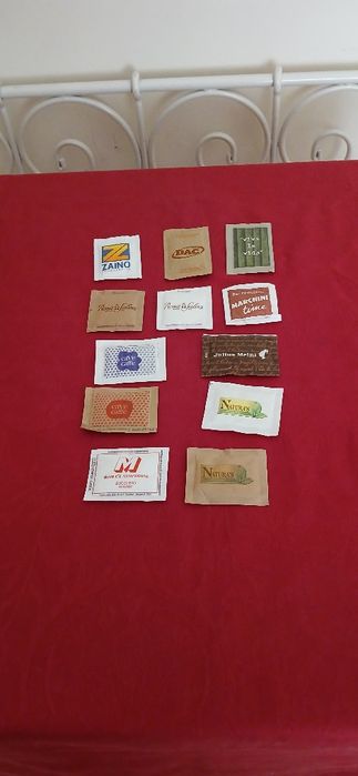 Pacotes de Açúcar, italianos, novos