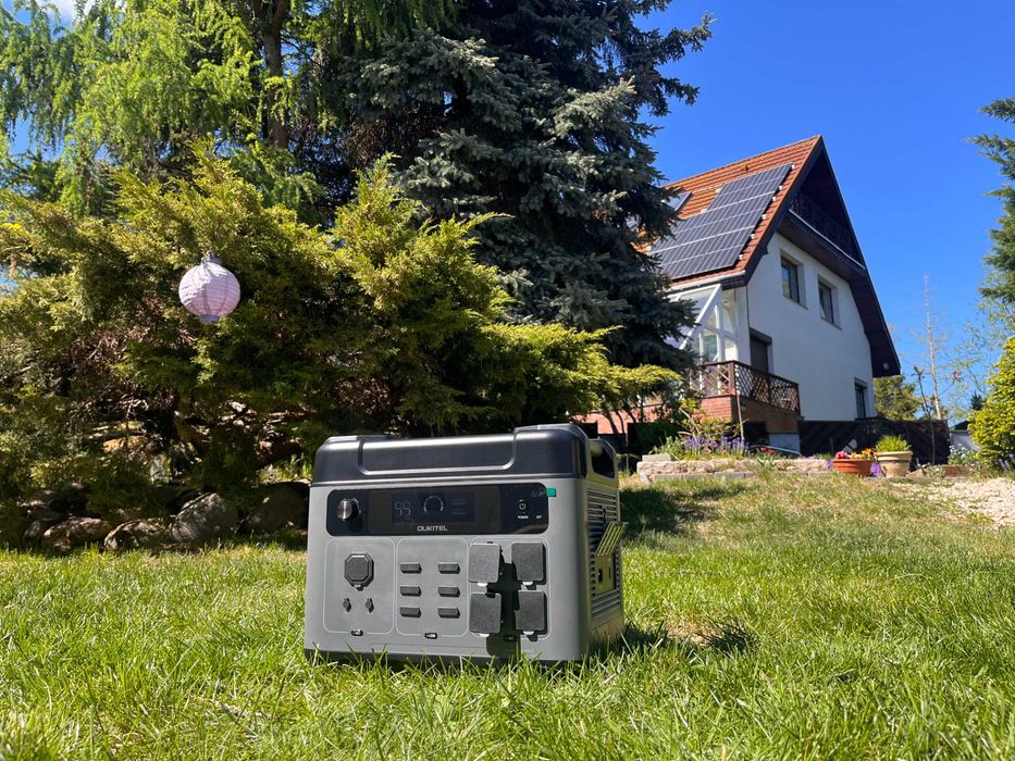 OUKITEL P2001E Plus 2048Wh 2400W + mobilny panel solarny 400W / Pełna niezależność