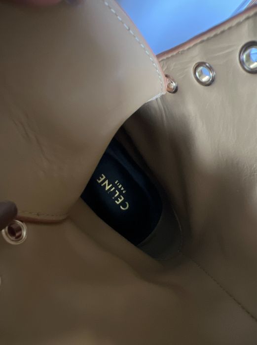 Botki trapery celine 37 skora bydleca