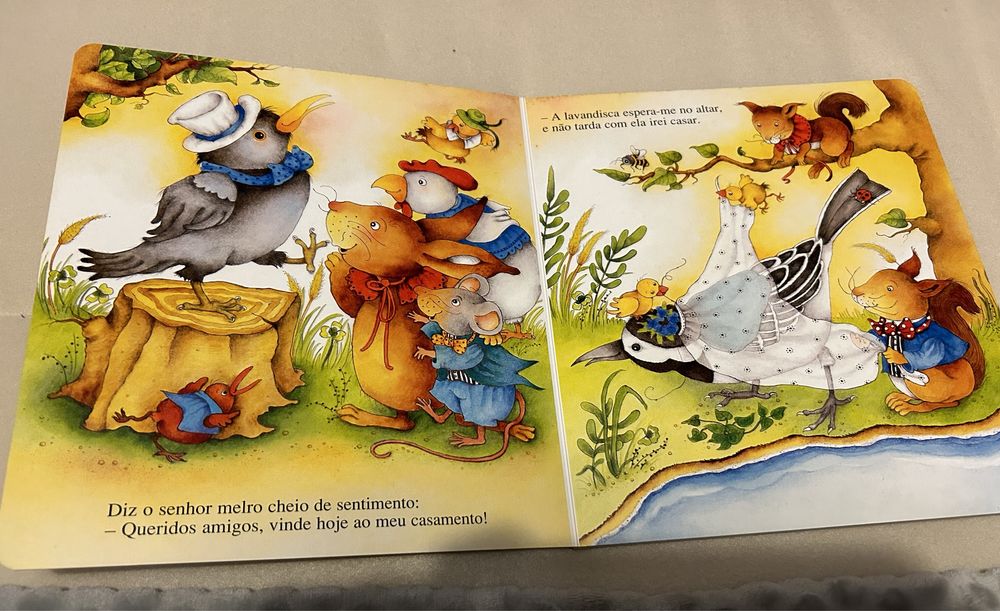 Livro infantil “O Casamento dos Passarinhos”