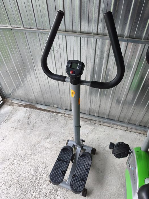 Rower stacjonarny i stepper do ćwiczeń