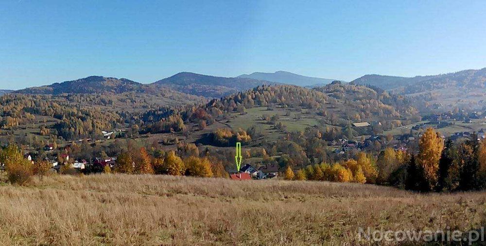 Domek z kominkiem Beskidy Korbielów balia jacuzzi