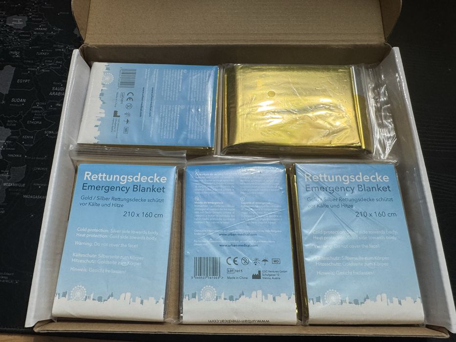 Manta sobrevivência (Manta térmica/emergência)