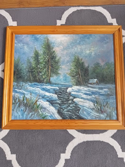 Obraz malowany na płótnie