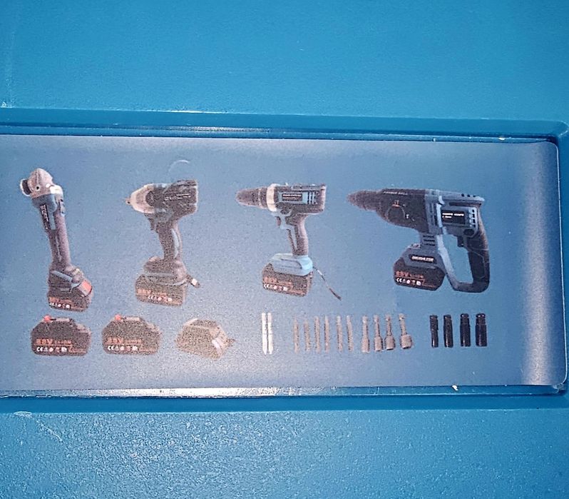 Conjunto de 4 maquinas profissionais