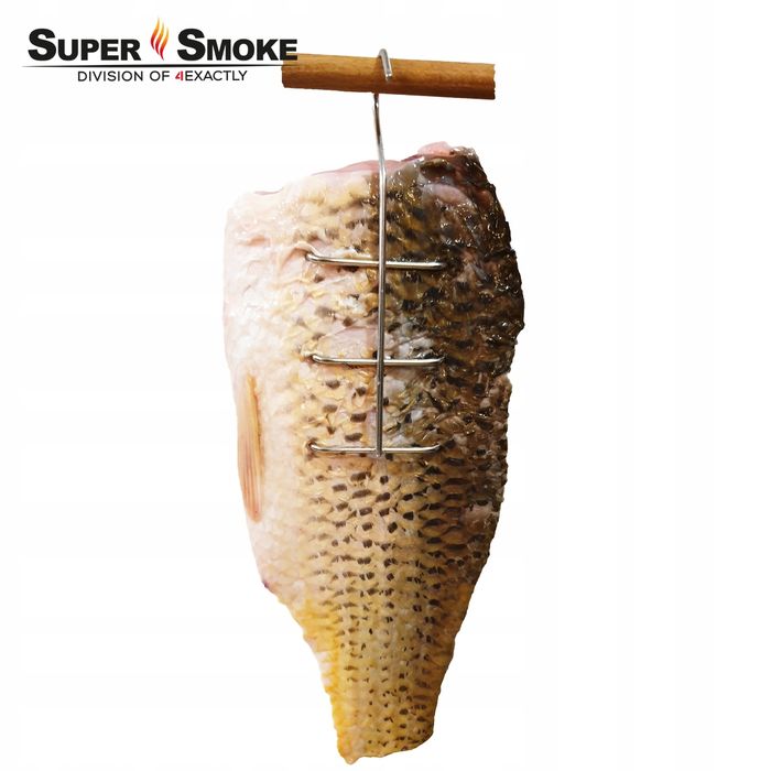 Hak Wędzarniczy Super Smoke do filetów i płatów ryb 3mm Premium 16cm