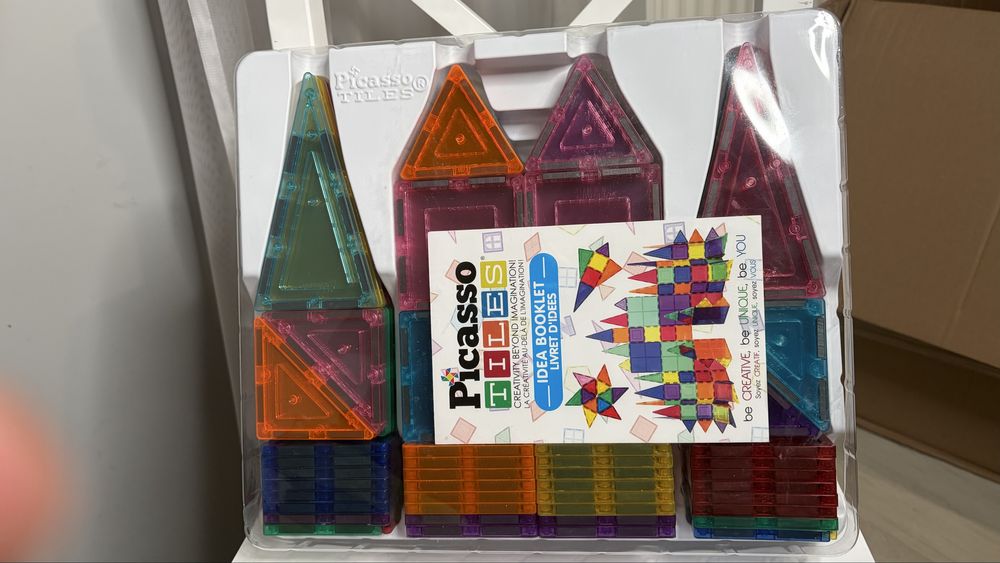 Магнітний конструктор Picasso Tiles Mini Diamonds Series Set 100 детал