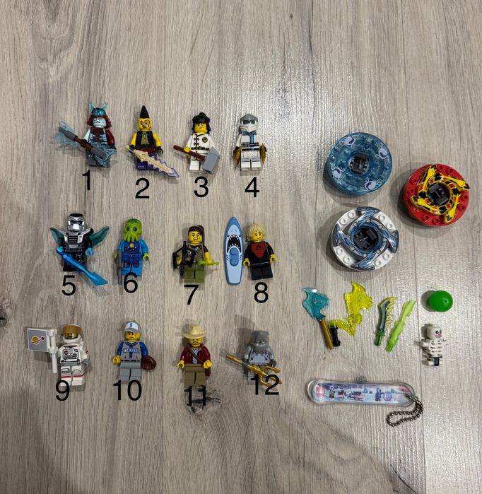 Figurki Lego Ninjago, Minifigures i inne