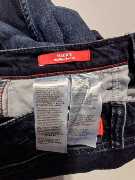 Spodnie damskie granatowy jeans Tommy Hilfiger rozm M.
