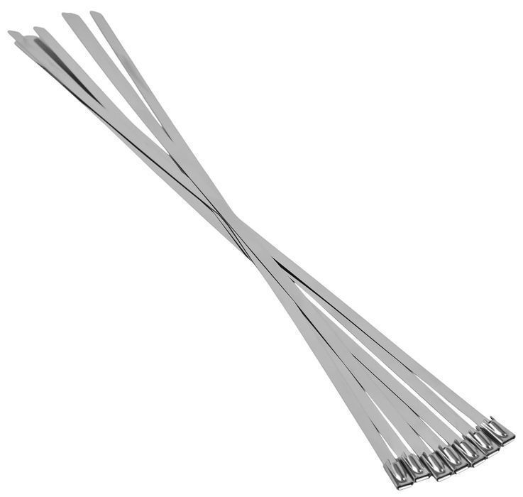 Opaski zaciskowe stalowe/metalowe 4,6 x 300 100el. kd10864 Kraft Dele