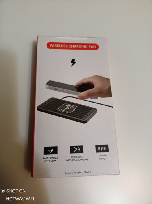 Ładowarka indukcyjna mata Qi D10 Fast Charger USB-C + Kabel 1m | Nowa