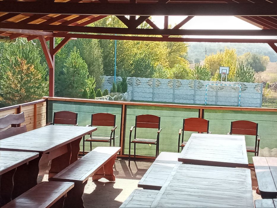 Аренда дома посуточно, территория. Беседки, манглы, стадион., бассейн.