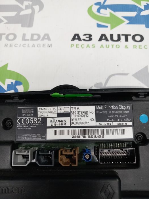 Modulo sistema de navegação RENAULT MEGANE