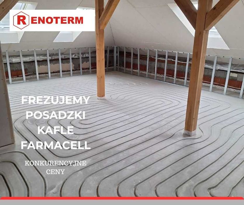 Frezowanie  Pod Ogrzewanie Podłogowe Frezowane  WAŁBRZYCH