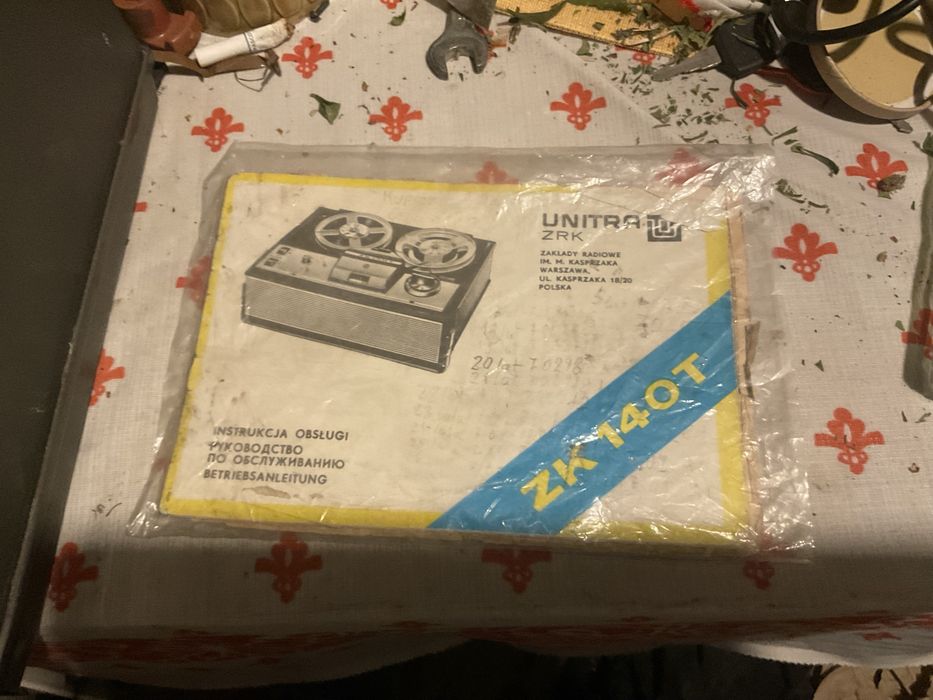 unitra zk140t magnetofon szpulowy