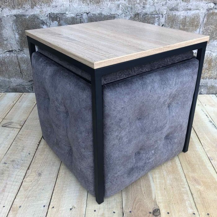 Пуф 6 в 1 із столиком Пуф трансформер Вибір кольору Пуф із столиком