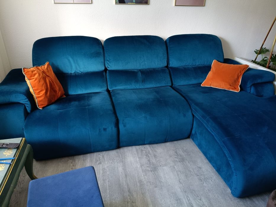 Vendo sofá com chaise longue
