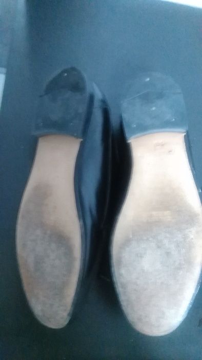 Sapato de cordão para homem em pele preta