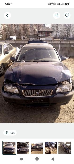 Volvo S80 2.4 бензин 140 л.с АКПП 2001г.в.