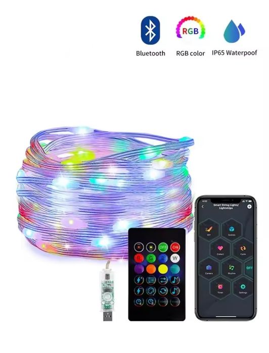 LED гірлянда з пультом керування на Bluetooth