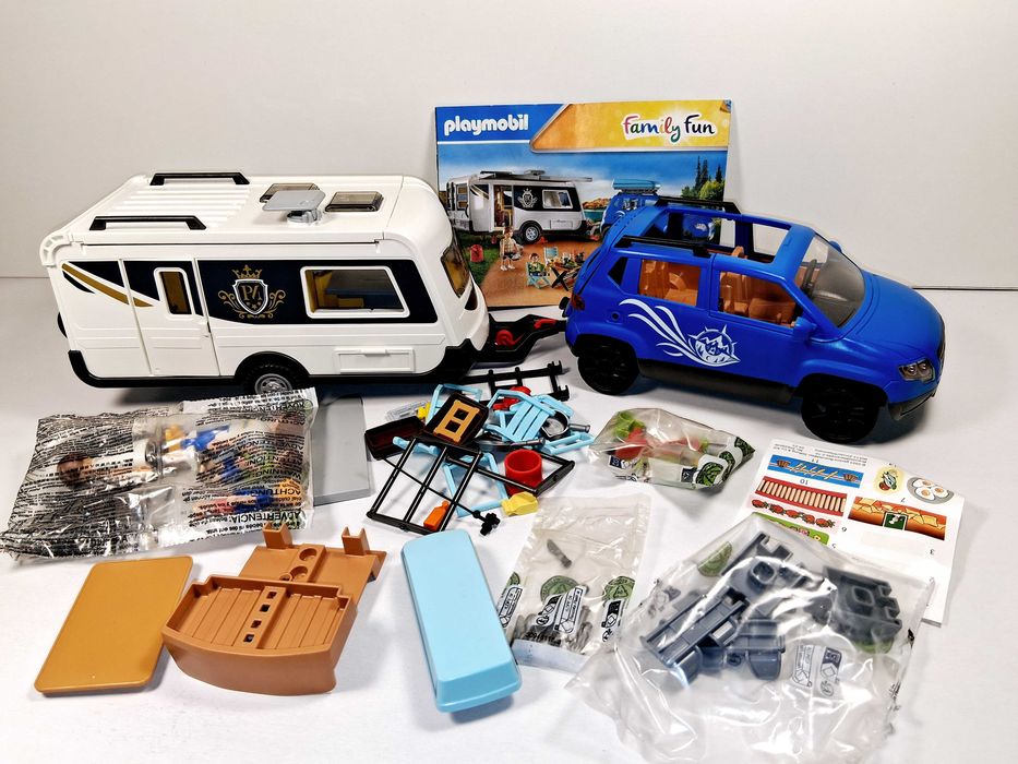E179 Playmobil Family Fun 71423 Samochód Terenowy Z Przyczepą Kempingo