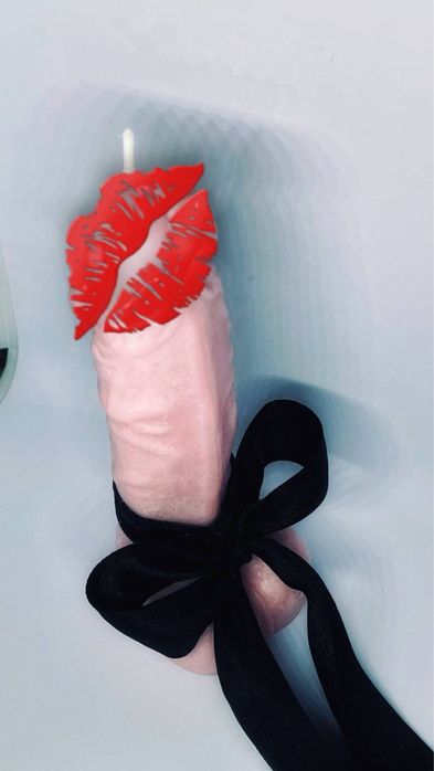 Свічка член, соєва свічка на подарунок, свічка прикол, свічка пеніс