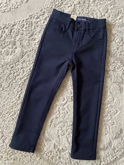 Зимові дитячі штани брюки на хлопчика/мальчика фліс 146-152