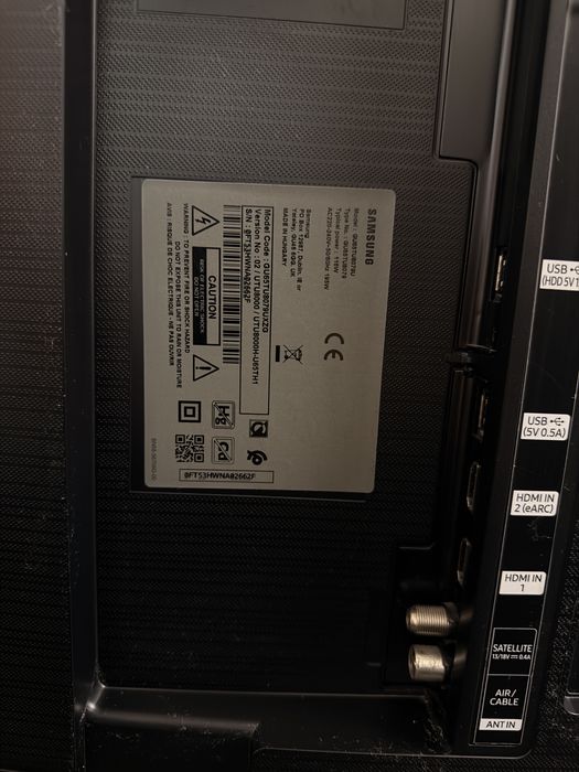 Телевізор Samsung 65 GU65TU8079U SmartTv Wi-Fi 4k