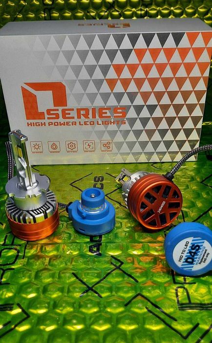 Лед лампи під штатні блоки розпалу 60W D1S/D2S/D3S/D4S 14000LM